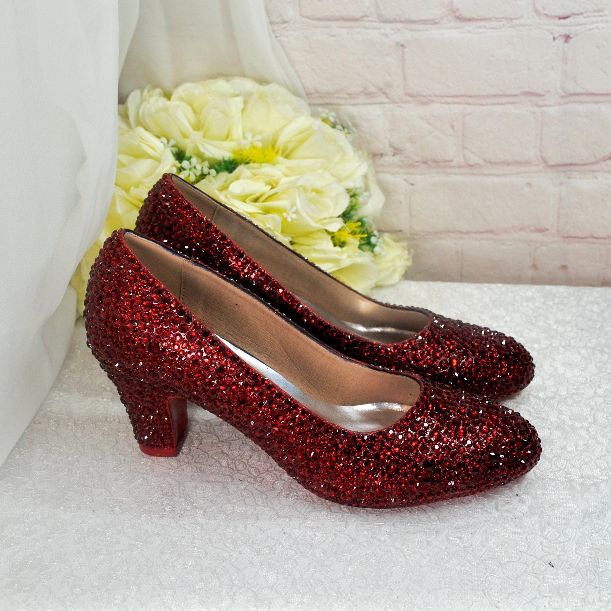 Slippers Cheap Red Sparkly Shoes Wedding Shoes Red Sequin
