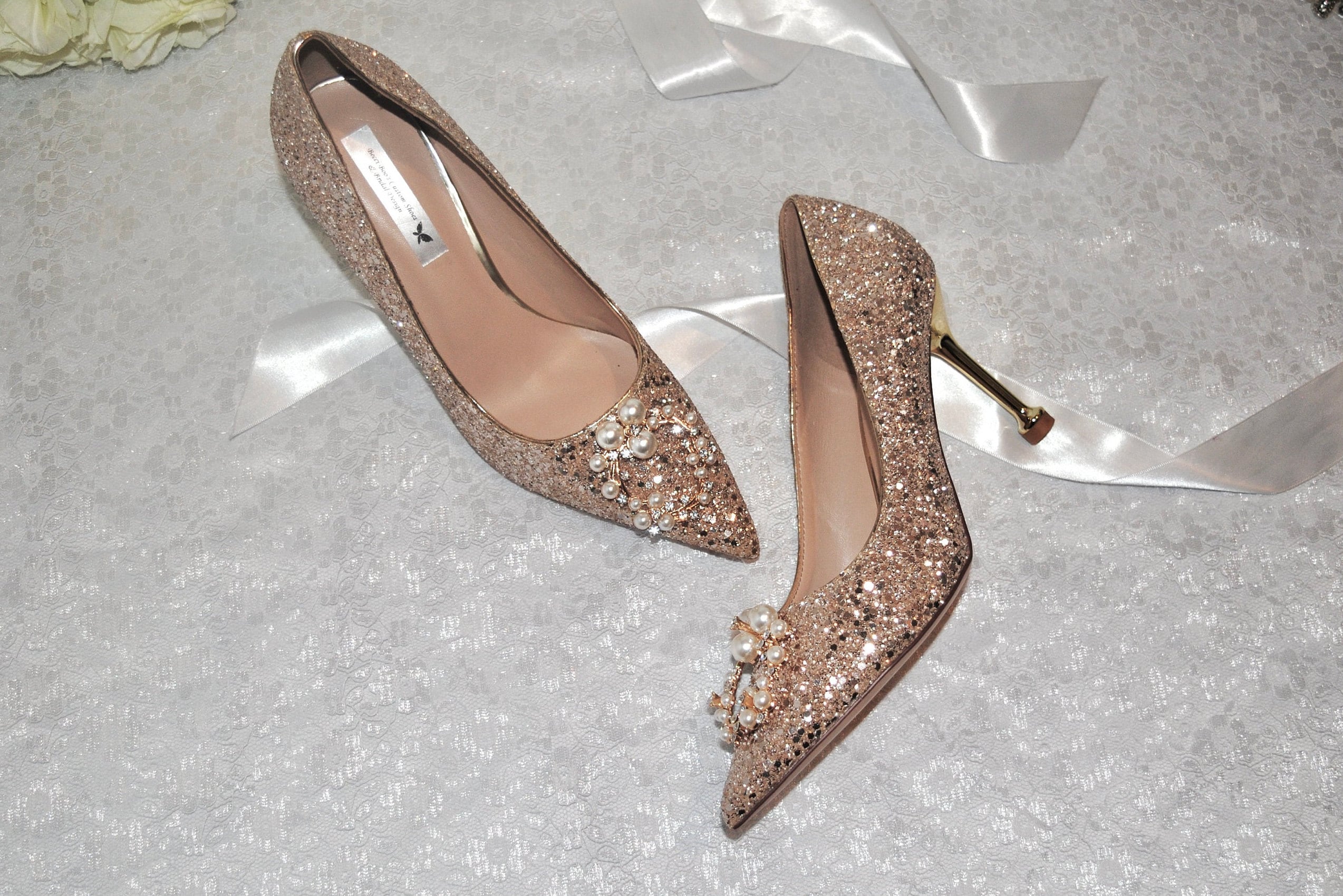 glitter wedding shoes uk