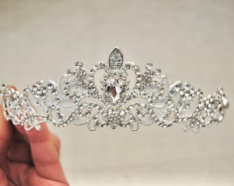Handgemachte &#39;Hidden Mickey&#39; Hochzeit Tiara, Braut Haarschmuck