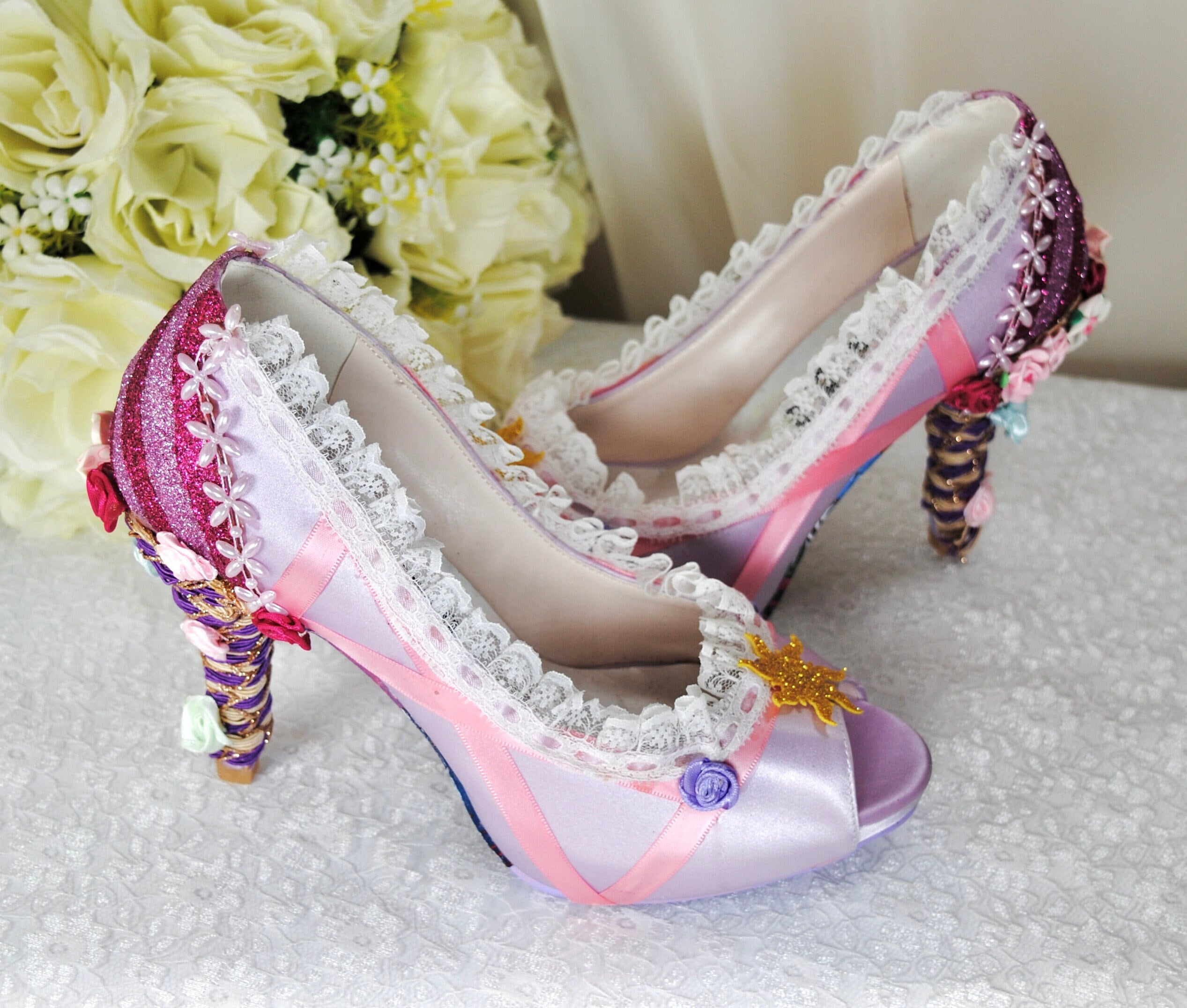 Scarpe principesse shop disney con tacco