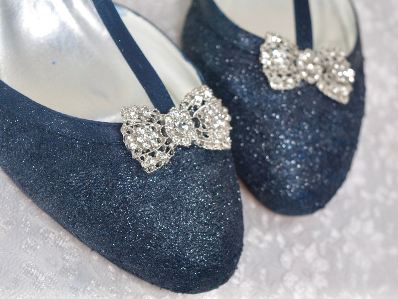navy wedding shoes for mother of the bride