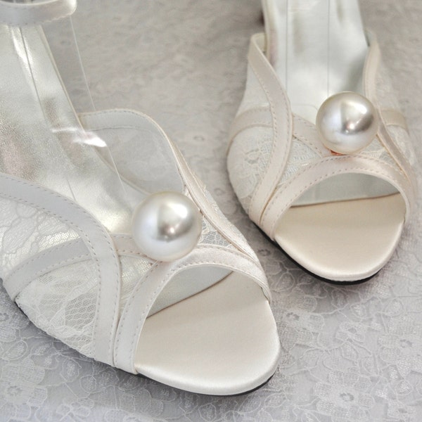 Pince à chaussure de mariage, Broche perlée, Or, Décoration de perle, Accessoire pour chaussure de mariée, Chaussures de mariage personnalisées pour la mariée, Grande pince à perle