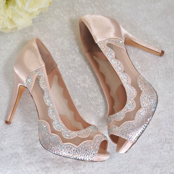 champagne gold shoes