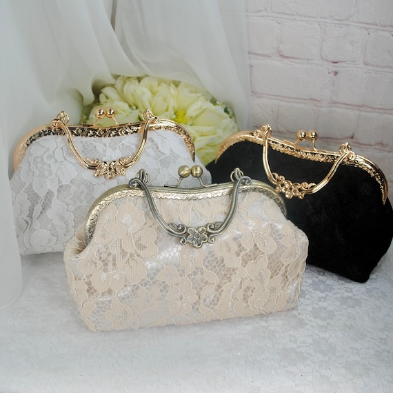 Braut Handtasche Kleine WeiÃƒÂŸe Handtasche FÃƒÂ¼r Hochzeit