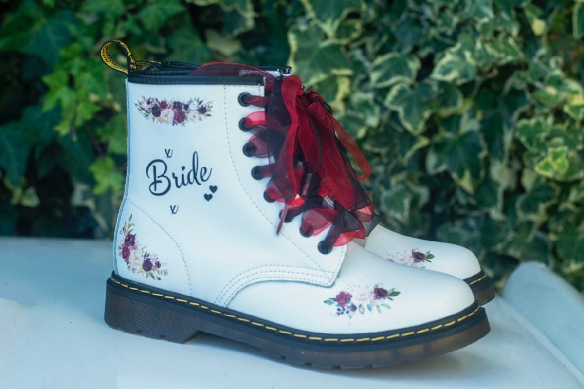 Wedding Dr Martens - Etsy UK