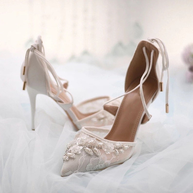 Wedding Shoes Bespoke Designer Bridal Shoe. Handmade Etsy