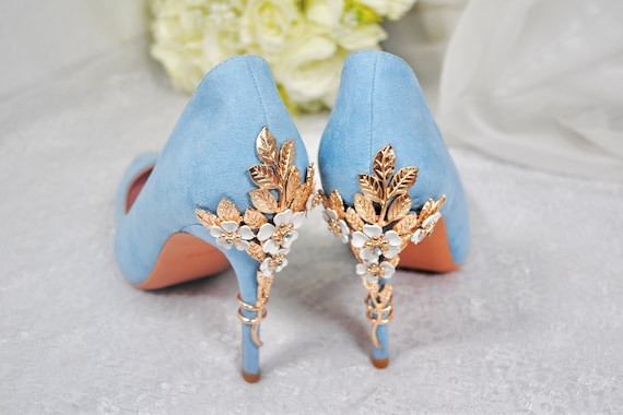 Fashion Lucky Flower Wedding Shoes Women's Shoes Magic Glass - Temu