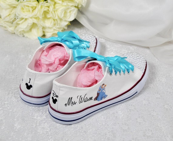 Personalised flat hotsell wedding shoes