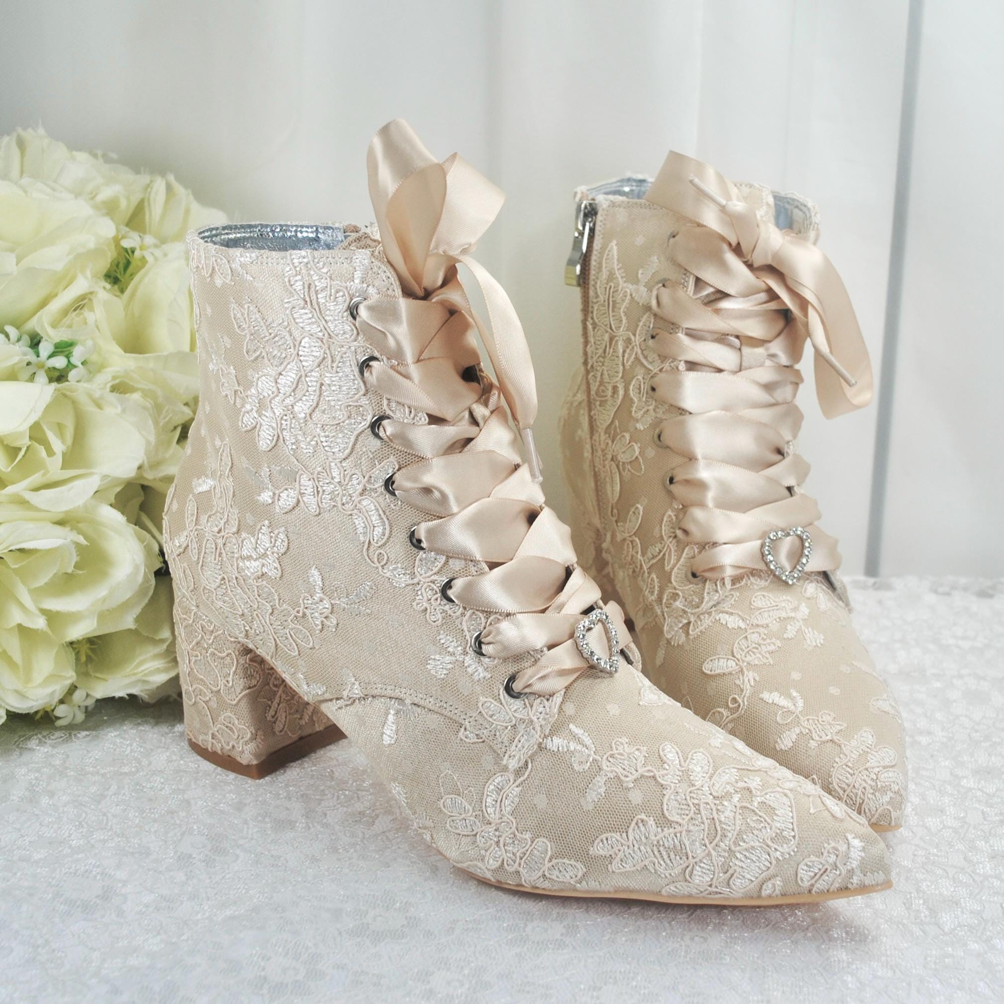 Ivory Lace up Boots - Etsy Ivory Lace up Boots - Etsy