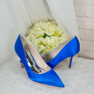 Royal Blue Women Evening Shoes - Etsy Royal Blue Women Evening Shoes - Etsy