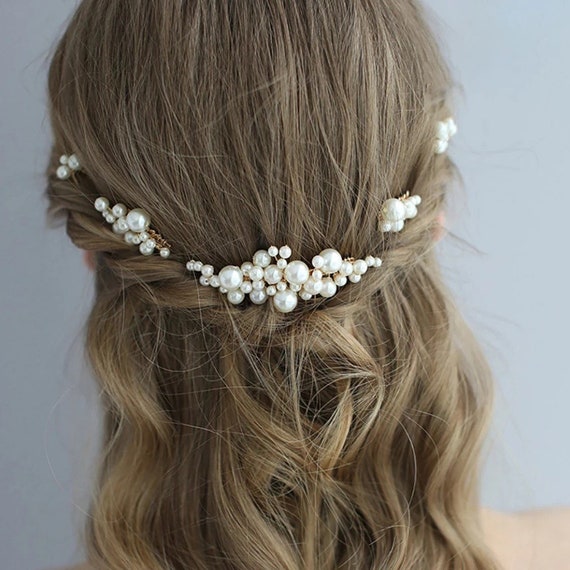 Stunning Pearl Wedding Hair Accessories
