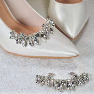 Crystal Shoe Clips - Bridal Accessory for Custom Wedding Shoes - Rhinestone Shoe Embellishment