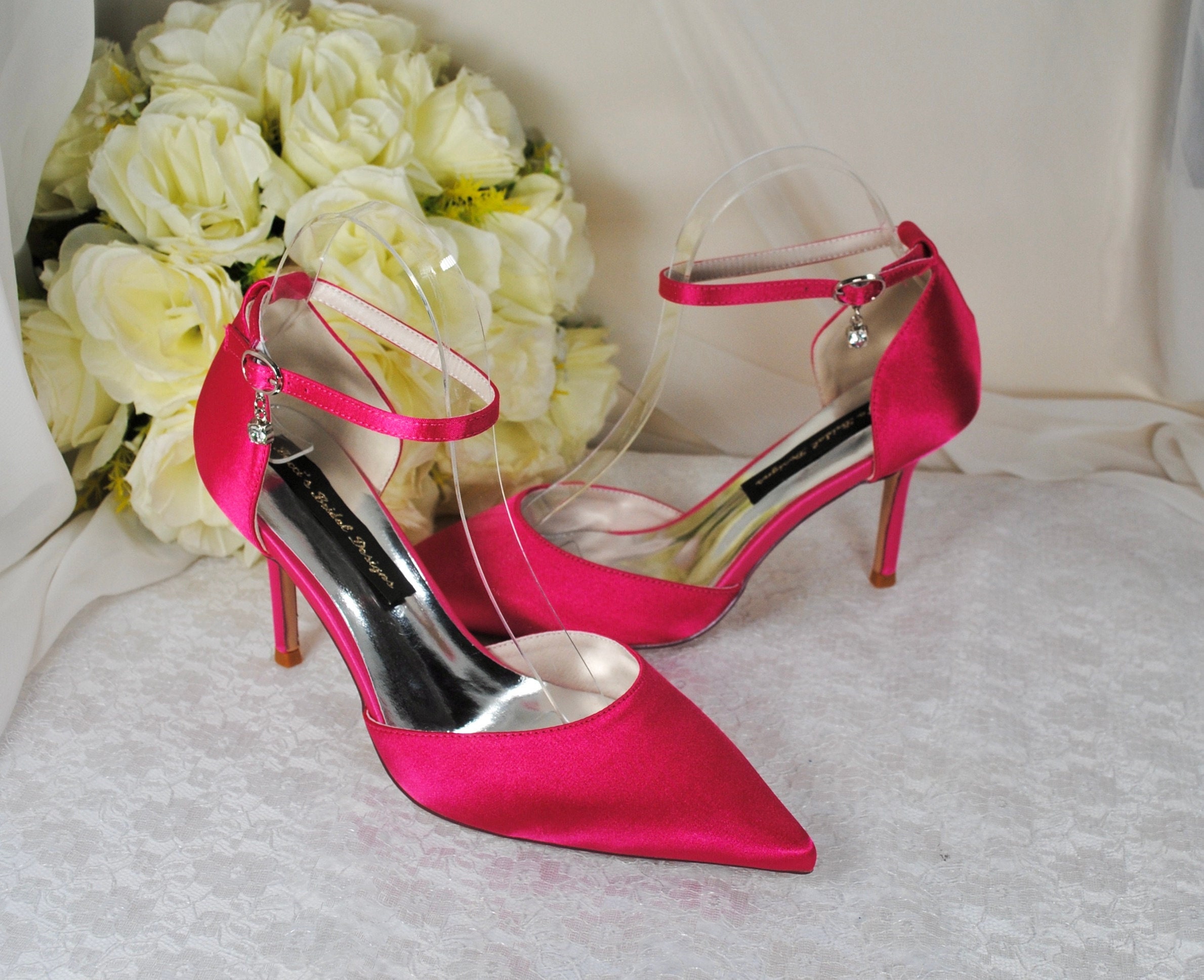 BRIDESMAID Shoes Satin Wedding Shoes Custom COLOUR Bridal Shoes