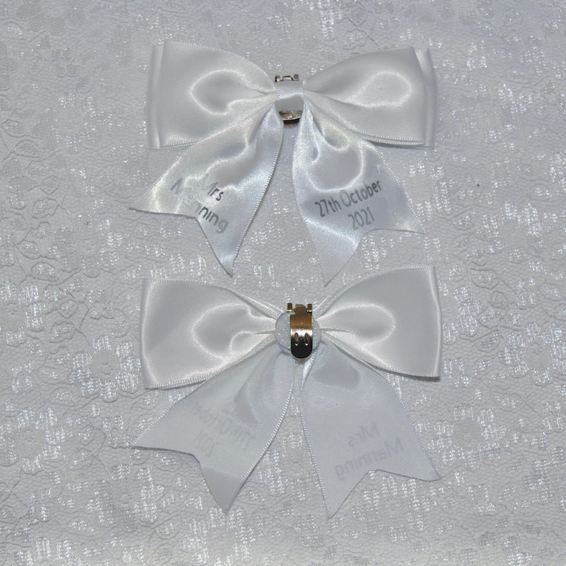Bridal Shoe Clips Personalised Bow Clip for Wedding Shoes Etsy