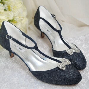 navy wedding shoes for mother of the bride