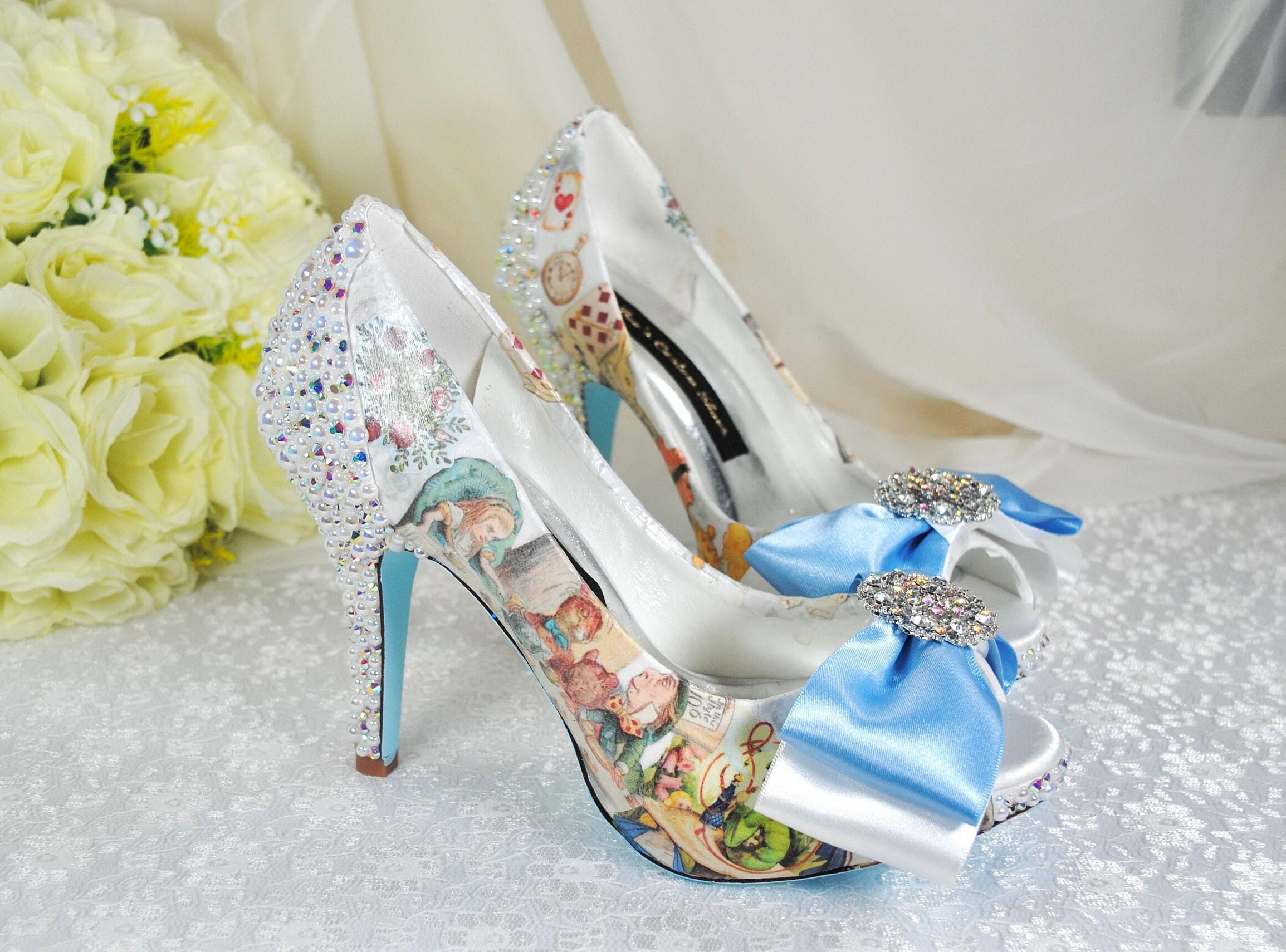 2023 Newest Cinderella Shoes Dream Crystal French Stiletto Wedding