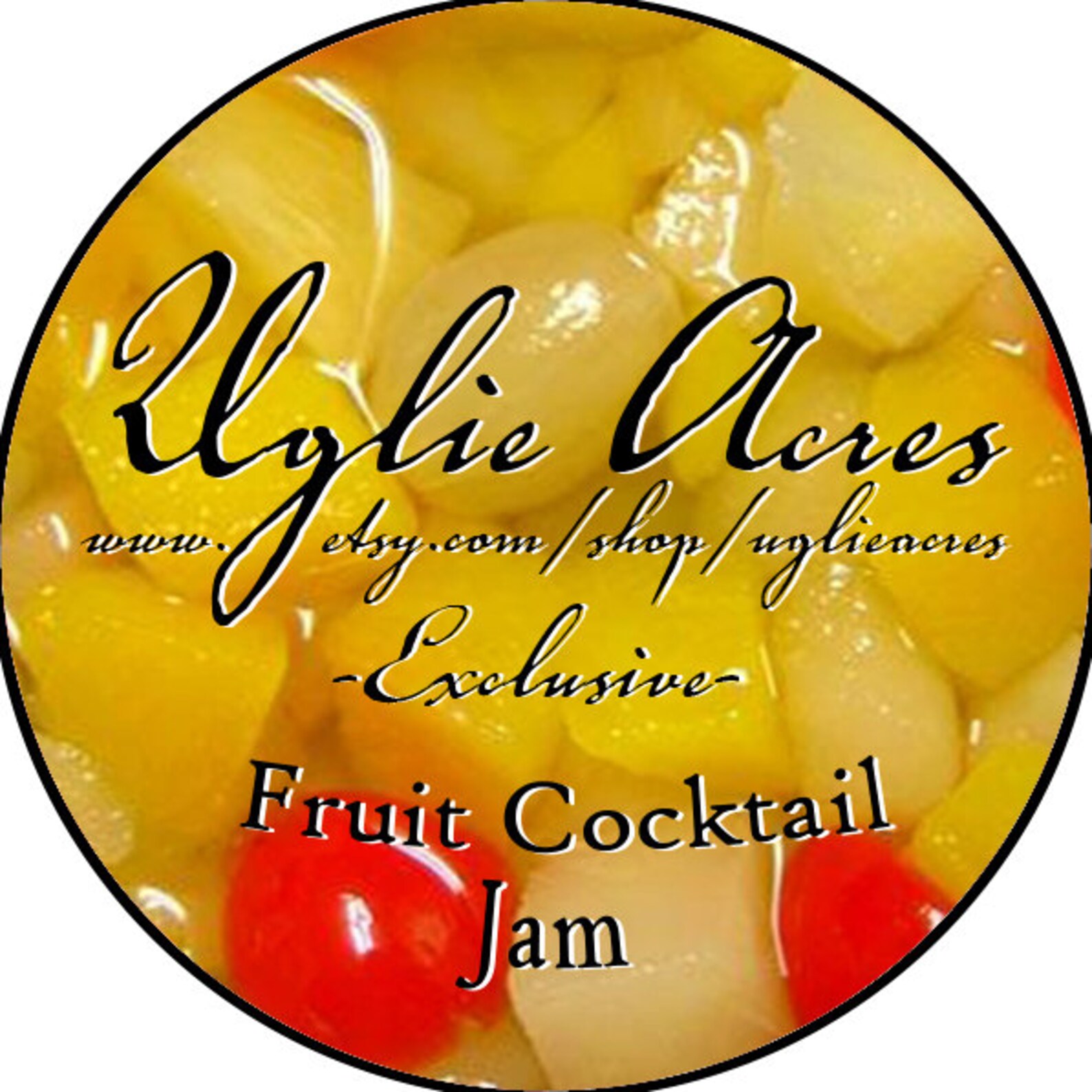 Fruit Cocktail Jam Etsy