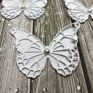 Paper butterflies - Butterfly cutouts - Die cut butterflies - Set of butterflies - Paper die cut - Butterfly confetti - Paper butterfly