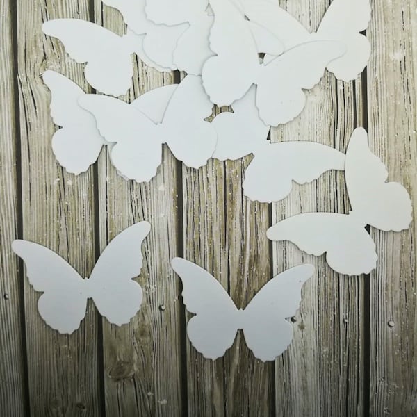 Papillons en papier - Découpes de papillons - Papillons découpés - Ensemble de papillons - Découpe en papier - Confettis papillon - Papillon papillon