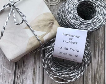 Paper Wrapping twine - Gift wrap - Twine - Paper twine - Gift wrapping - Packing twine - Decorative rope - Bakers cord - Christmas twine