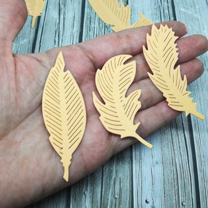 Papiers découpés plumes - Papier découpé - Plumes - Papier découpé - Papier cartonné plumes - Plumes - Papier cartonné Plumes