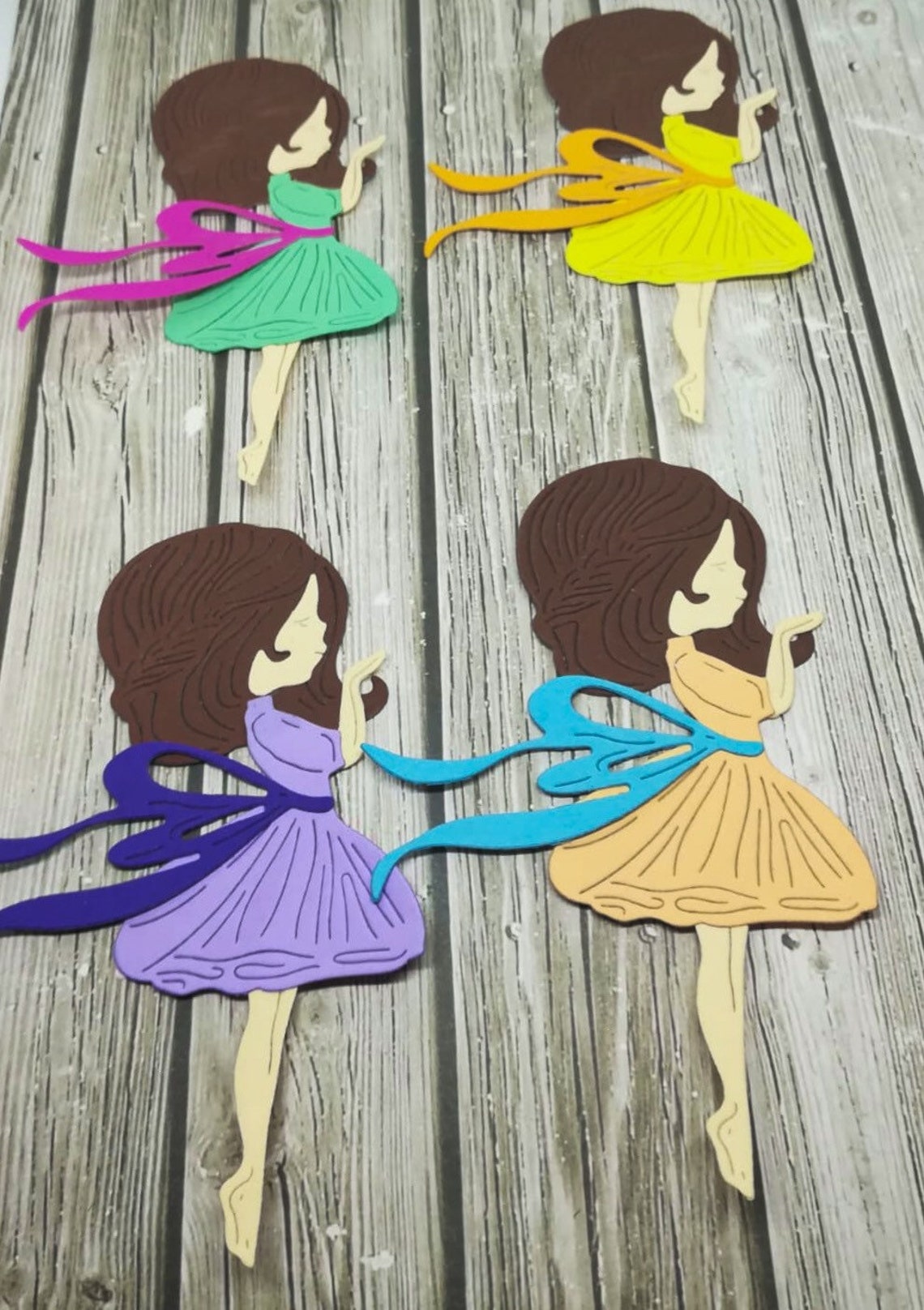 1 Piece Paper Girl Paper Doll Die Cuts Paper Girl Cutout Paper Girl