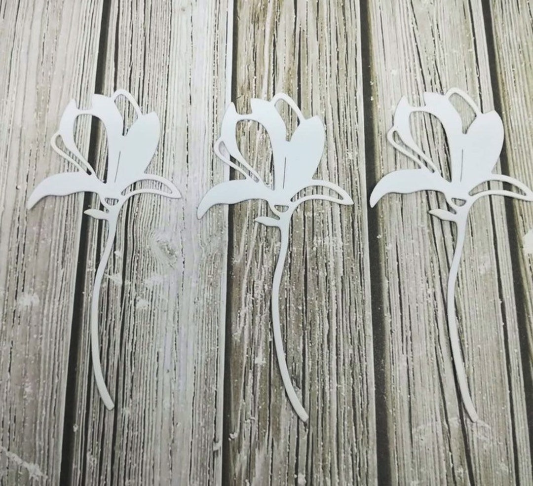 Paper Flowers Die Cuts Paper Flowers Cutout Paper Flowers Paper Die Cut