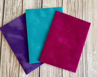 Velvet paper A4 - Luxurious Velvet paper - Elegant paper - Velvet Paper (velvet only on one side) - A4 sheets