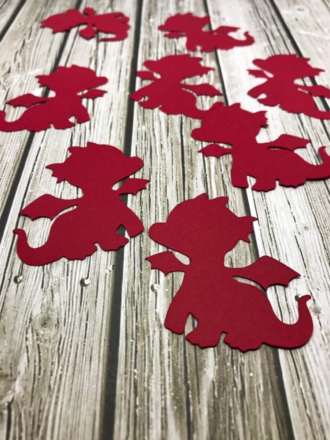 Dragon Die Cut - Baby Dragon Die Cut - Paper Dragon - Dragons - Paper ...