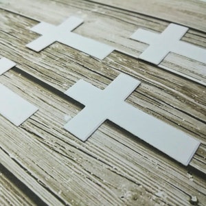 Papier découpé - Croix en papier découpé - Croix en papier - Papier découpé - Papier pailleté - Papier cartonné - Croix - Croix - Croix scintillante - Croix