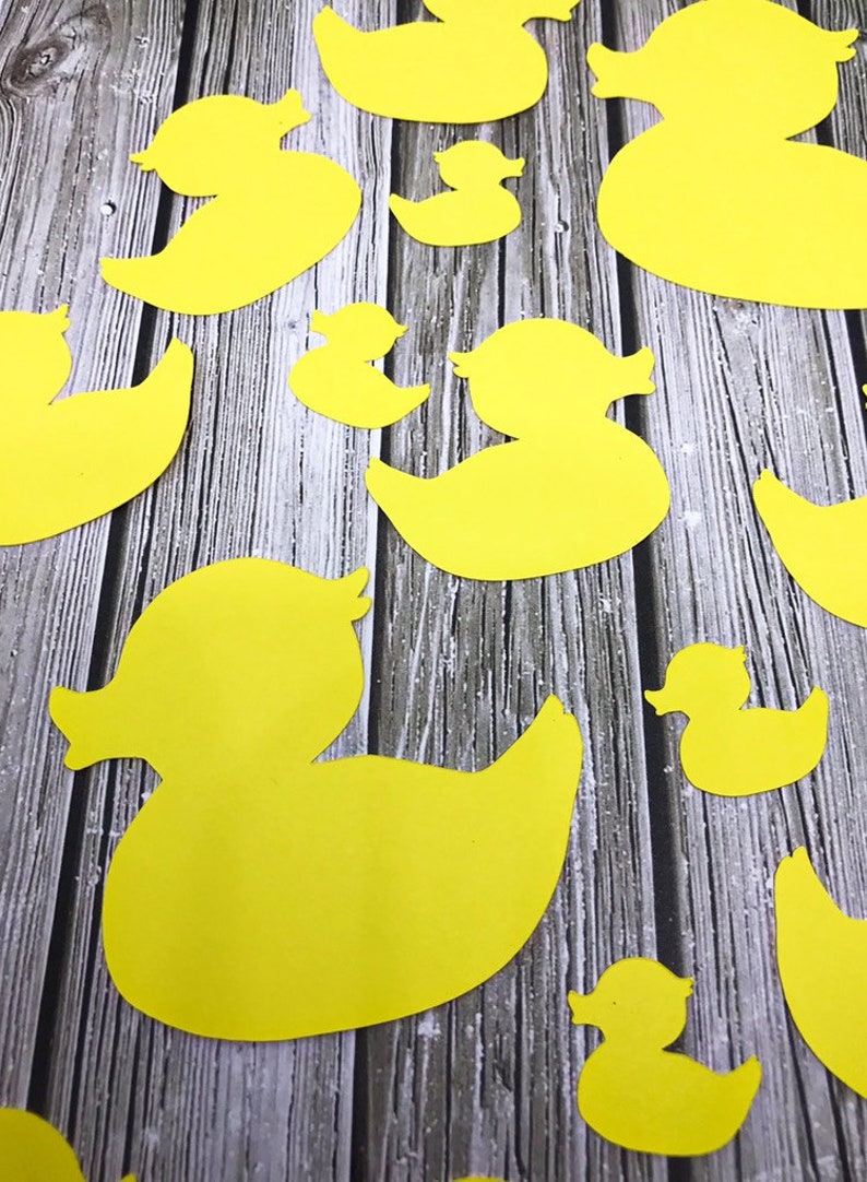 Ducks Die Cut Paper Ducks Die Cut Paper Duck Ducks Etsy