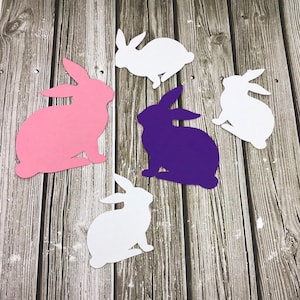 Papierhase Stanzungen - Papierhase Cutout - Papierhase - Papierstanz - Glitzerpapier - Kartenvorrat Hase - Glitzerpapier Hase - Glitzer