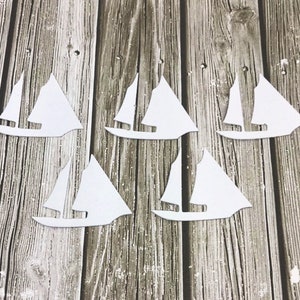Fustellati per barca - Ritaglio di barca - Barca - Fustellatura di carta - Carta colorata - Barca di carta - Barca colorata -Yacht - Yacht di carta