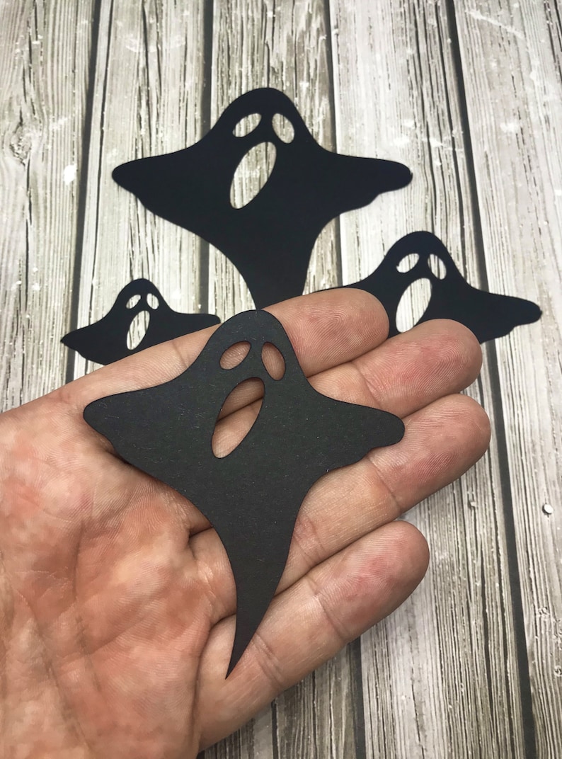 Ghost Die Cut Paper Ghost Ghosts Paper Ghost Cutouts Etsy