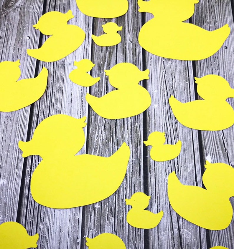 Ducks Die Cut Paper Ducks Die Cut Paper Duck Ducks Etsy