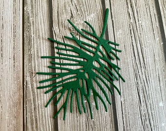 Branch die cuts - Branch Cutouts - Pine tree branch - Paper die cut - Pine branch - Card stock branch - Tree branch - Christmas tree
