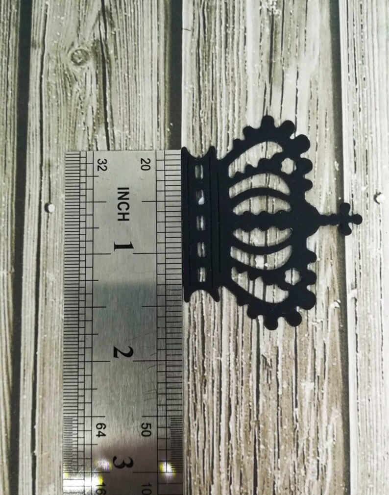 Crown die cut Paper Die Cut Paper crown Crown Black Etsy