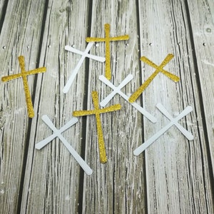 Papier découpé - Croix en papier découpé - Croix en papier - Papier découpé - Papier pailleté - Papier cartonné - Croix - Croix - Croix scintillante - Croix