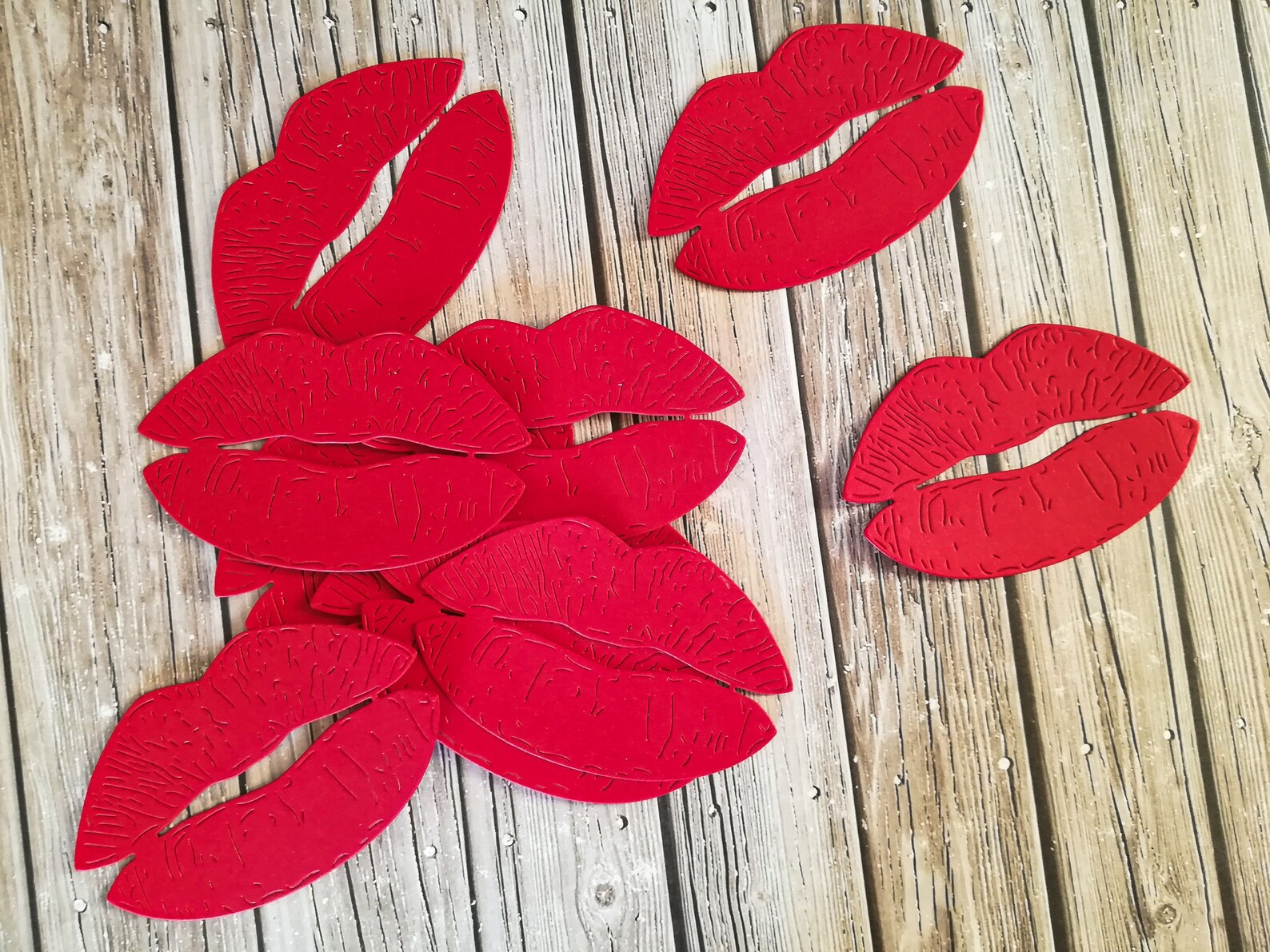 Paper Lips Die Cuts Paper Lips Cutouts Paper Lips Paper Die Cut 20