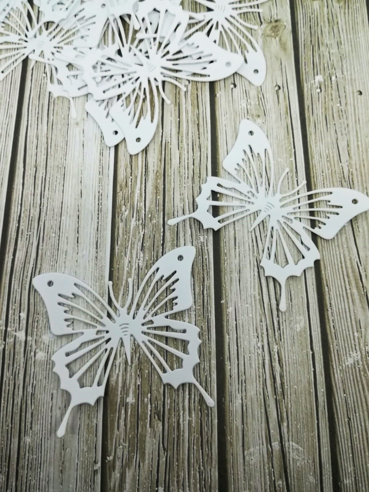 Paper Butterflies - Butterfly Cutouts - Die Cut Butterflies - Set of ...