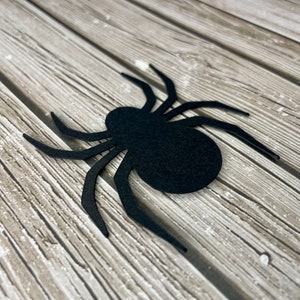Spinne die cuts - Papierspinne - Papierspinne Ausschnitte - Papierspinne die cuts - Große Spinne - Kleine Spinne - Schwarze Spinne