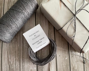 Wrapping twine - Gift wrap - Twine - Jute rope - Gift wrapping - Packing twine - Decorative rope - Cord - Bakers cord - Linnen rope