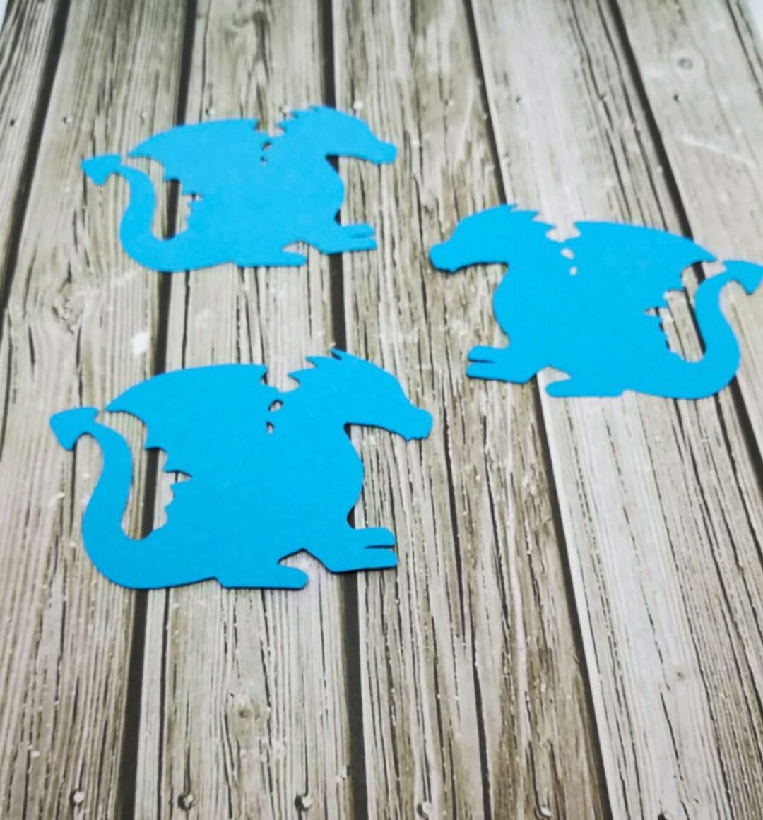 Dragon Die Cut Paper Die Cut Paper Dragon Dragons Etsy