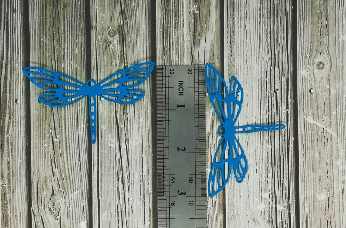 Paper Dragonfly Die Cut Dragonfly Mix Color Dragonfly Etsy UK