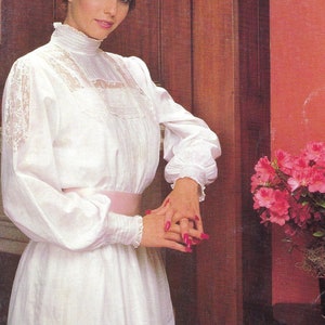 Vintage Lace Nähtechniken: 1980er Jahre Heirloom PDF Pattern