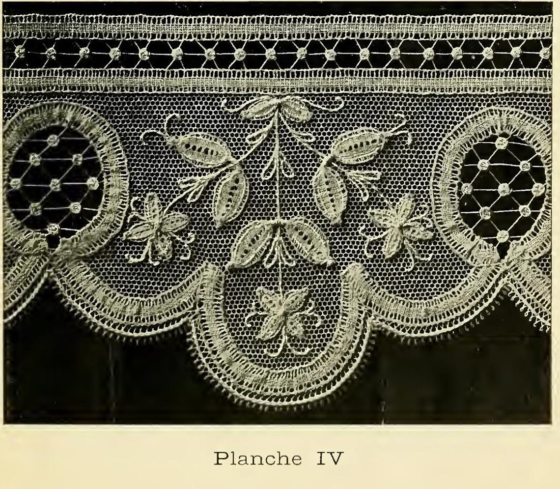 DMC Renaissance Lace Patterns: Therese De Dillmont, French Instructions ...
