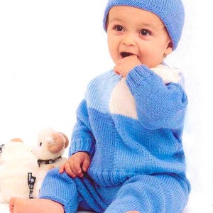 PDF Tejidos rápidos para bebés modernos Hilo de 8 capas Libro Patons 2137 Tallas 3 6 12 18 24 meses Cárdigan Gorro Patucos Jersey Suéter Gorro Pompones