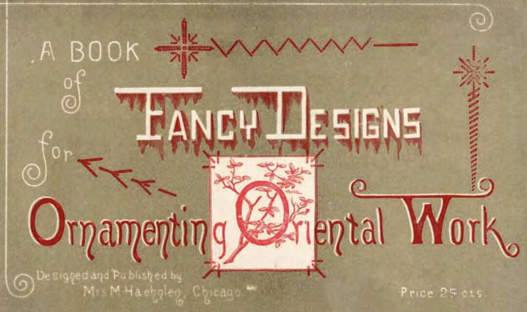 A Book of Fancy Designs for Ornamenting Oriental Work PDF 60 Designs ...