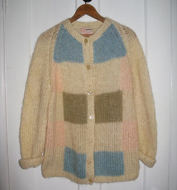 pastel color cardigan