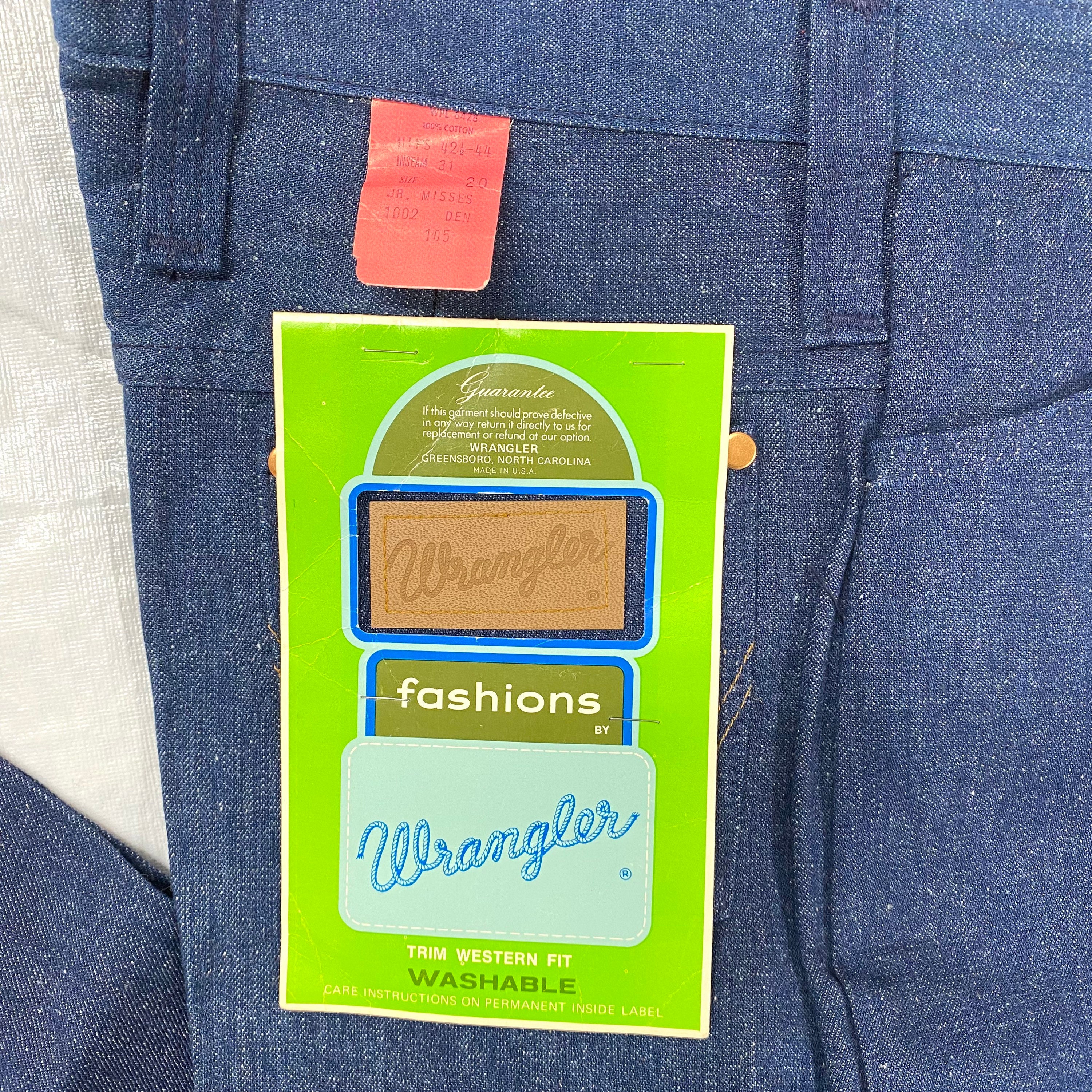 Deadstock 1960s Wrangler Bellbottom Jeans 35 Inch High Waist X - Etsy